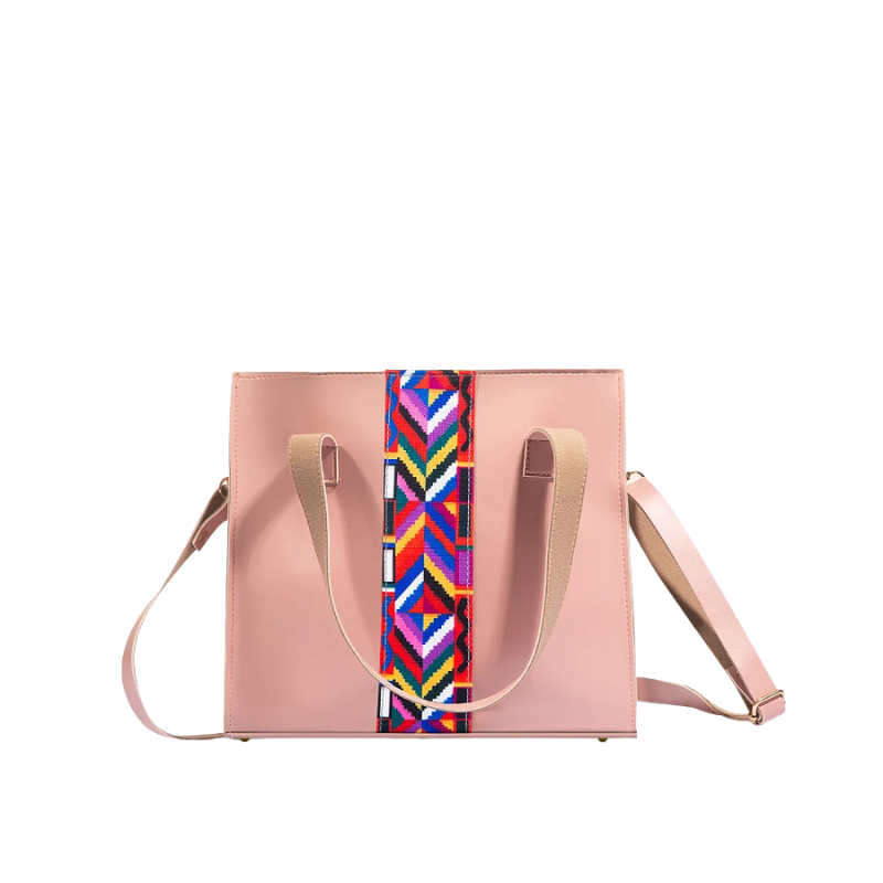 Sway Pink Handbag – Faux Leather