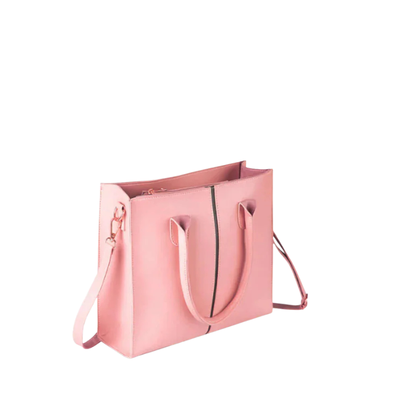 Velo Pink Handbag – Faux Leather