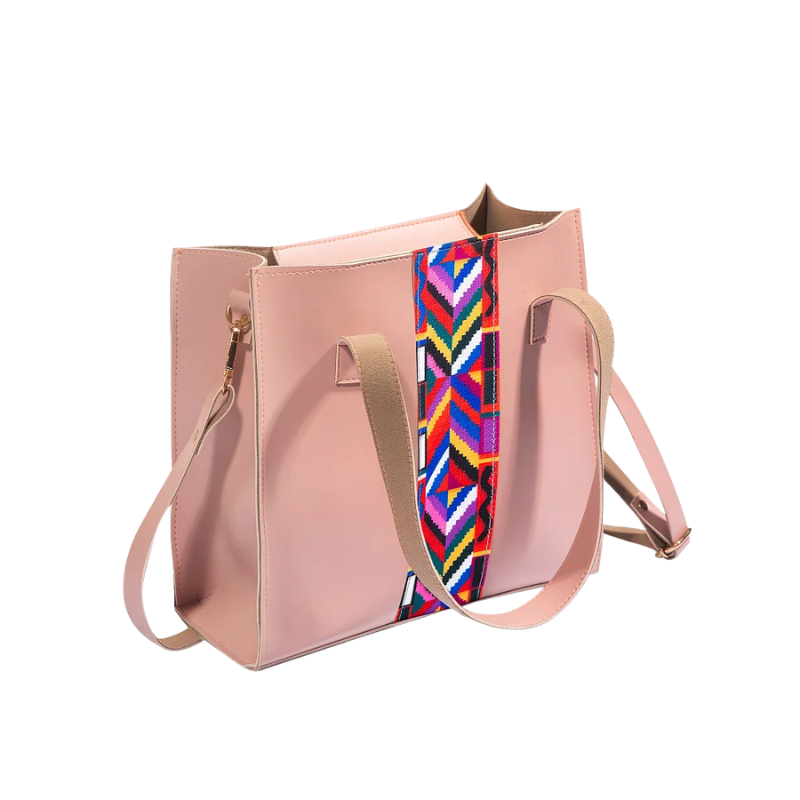 Sway Pink Handbag – Faux Leather