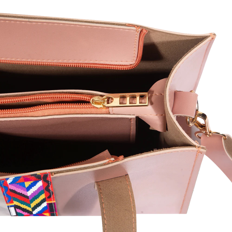 Sway Pink Handbag – Faux Leather