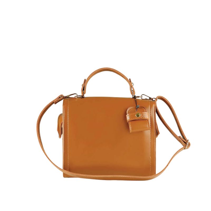 Barbara Brown Shoulder Bag – Faux Leather