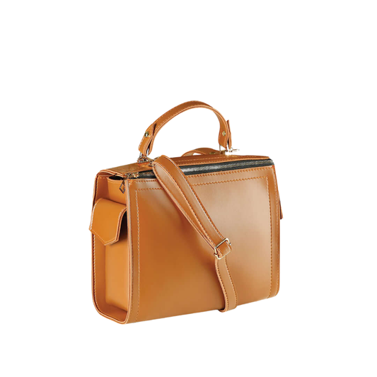 Barbara Brown Shoulder Bag – Faux Leather