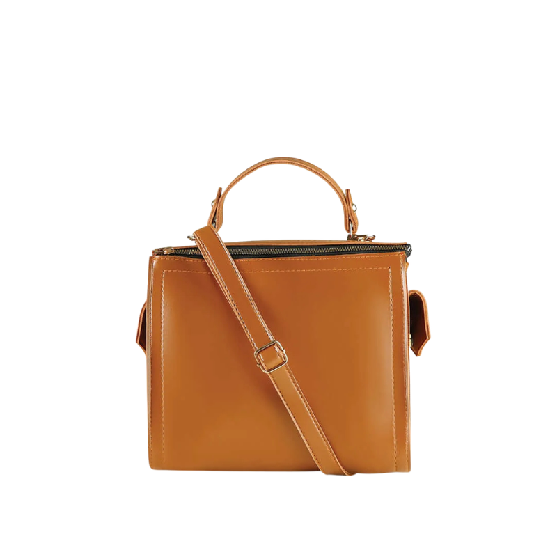 Barbara Brown Shoulder Bag – Faux Leather