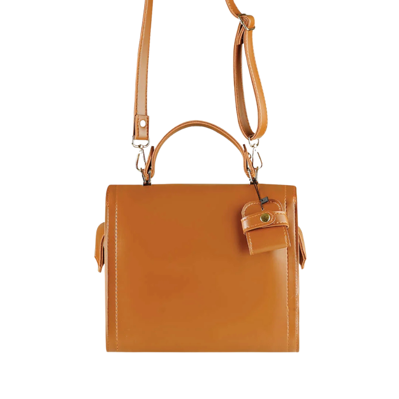 Barbara Brown Shoulder Bag – Faux Leather